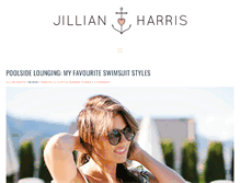 Tablet Screenshot of jillianharris.com
